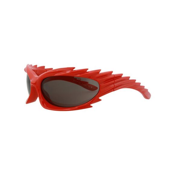 Balenciaga Shield-Frame Bio Injection Sunglasses Red Unisex-Adult - Picture 2 of 6